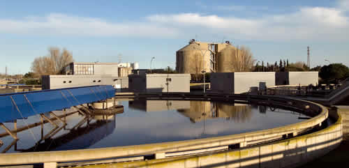 Imagen de la Depuradora de La Murtra (Gav&agrave; Mar) (EDAR Gav&agrave;-Viladecans) (fotograf&iacute;a: EMA)